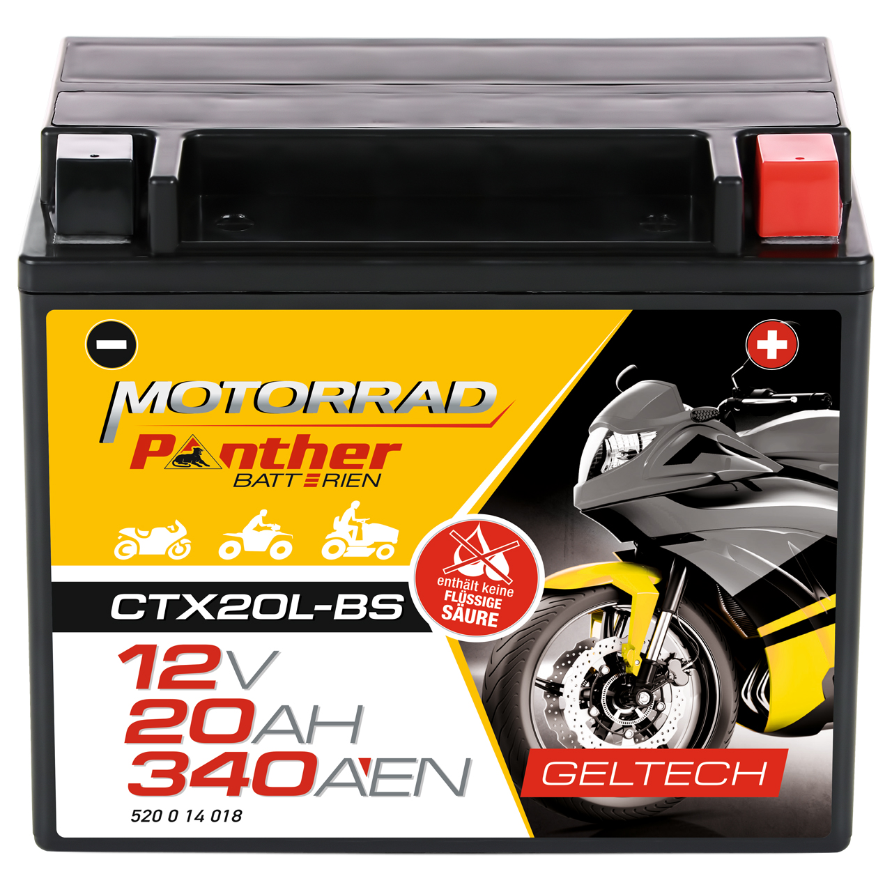 Panther Akumulator za startovanje - 4009070000978