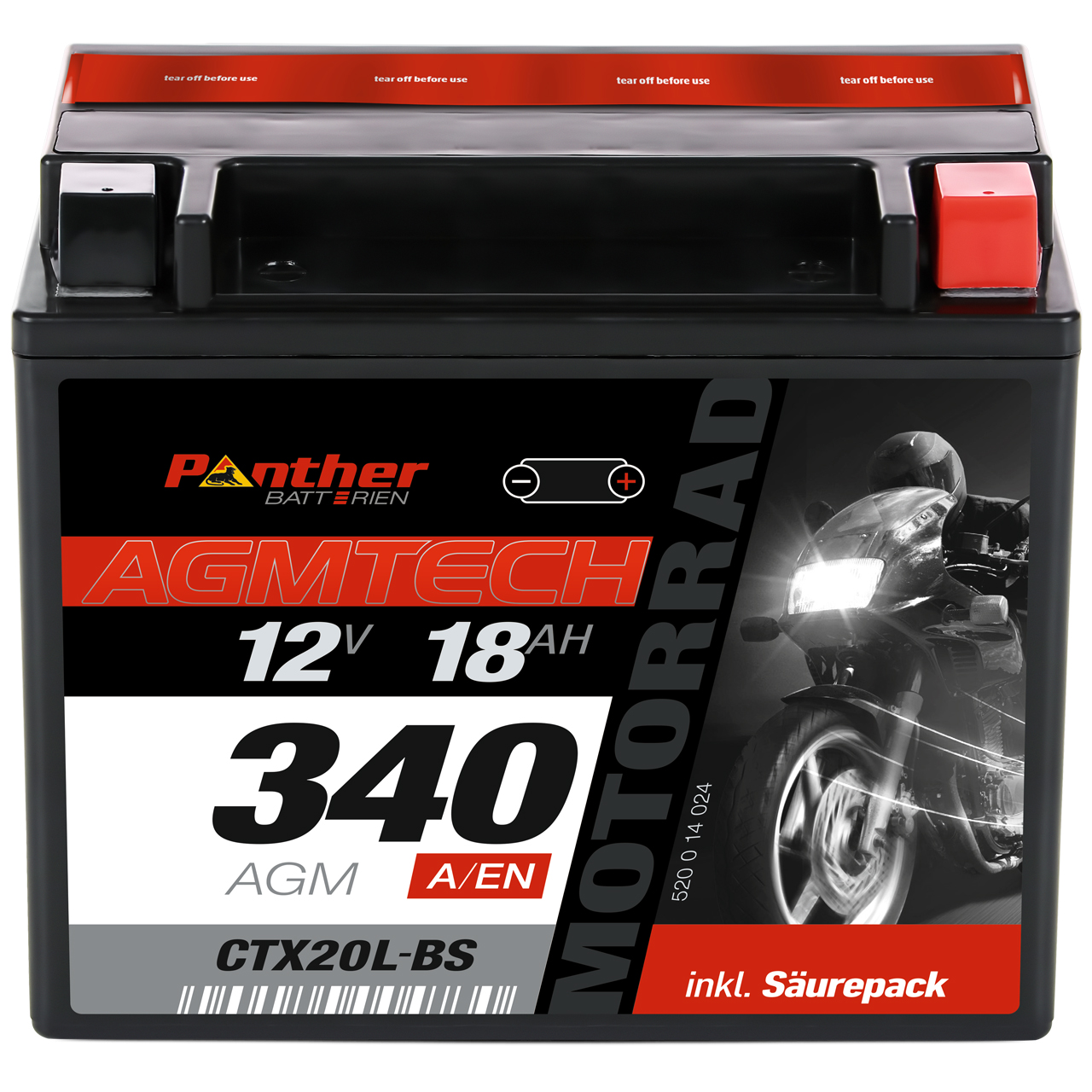 Panther Akumulator za startovanje - 4009070001654