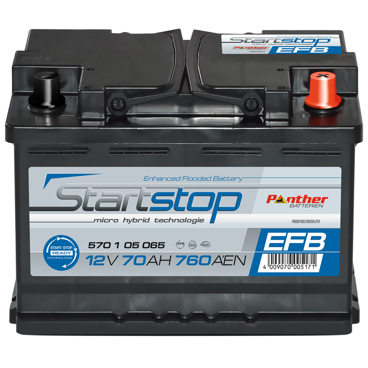 Panther Akumulator za startovanje - 4009070005171