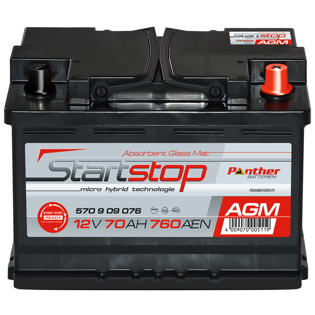 Panther Akumulator za startovanje - 4009070005119