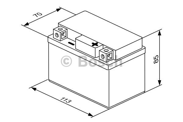 BOSCH Akumulator za startovanje M6 - 4047024284913