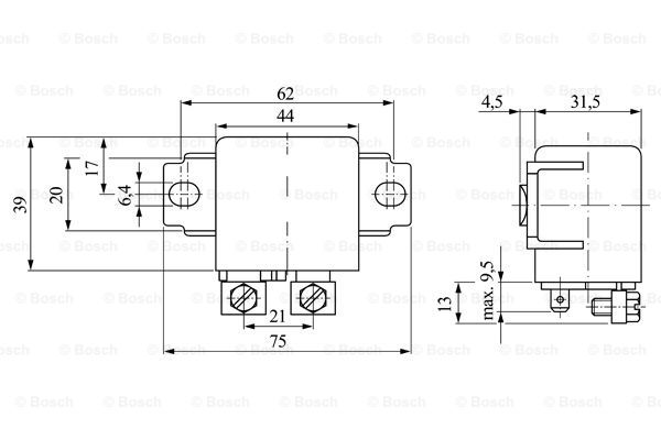 BOSCH Rele akumulatora - 3165141212778