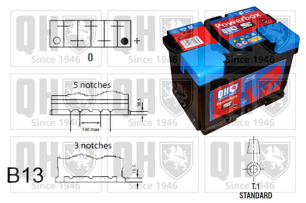 QUINTON HAZELL Akumulator za startovanje - 5014994110541