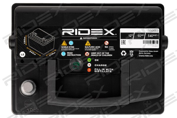 RIDEX Akumulator za startovanje - 4059191613618